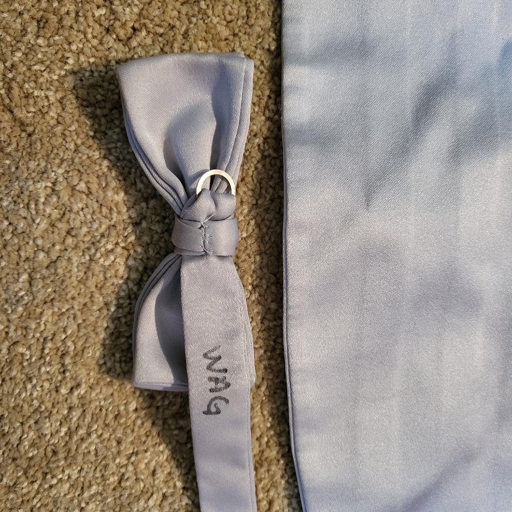 Silver cumberbun and tie
